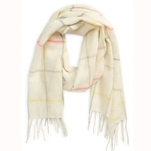 MADEWELL Gauzy Plaid Scarf